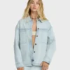 Jade Saltwashed långärmad vävd topp Jade Saltwashed långärmad vävd topp