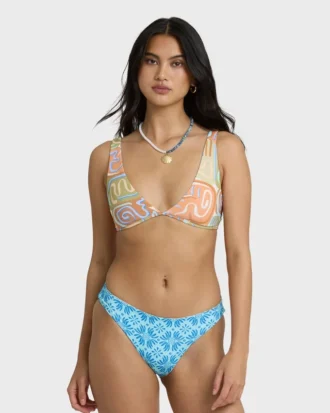 Le Surf vändbar bikinitrosor med låg midja