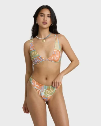 Le Surf vändbar bikinitrosor med låg midja