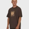 Link Og kortärmad stickad T-shirt