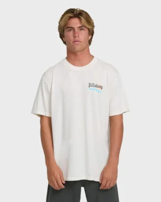 Loner Wave Washed Premium kortärmad stickad T-shirt Loner Wave Washed Premium kortärmad stickad T-shirt