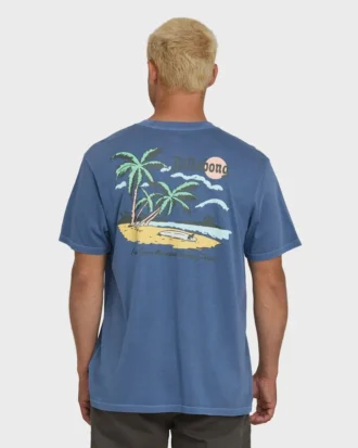 Loner Wave Washed Premium kortärmad stickad T-shirt