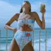 Lottie Hall sommarbandeau-baddräkt Lottie Hall sommarbandeau-baddräkt