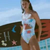 Lottie Hall sommarbandeau-baddräkt Lottie Hall sommarbandeau-baddräkt