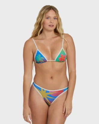 Midnight Tropics Mini Slide Triangel-bikinitopp