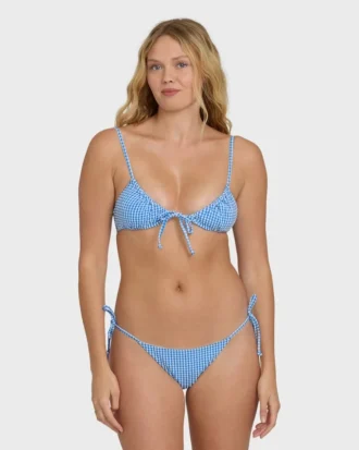 Mini Wave Check Cara Bralette-bikinitopp