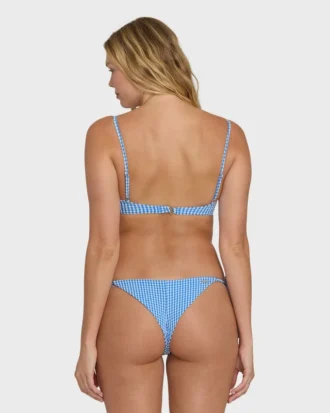 Mini Wave Check Cara Bralette-bikinitopp