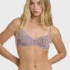 Mini Wave Check Char-bikinitopp med bygel Mini Wave Check Char-bikinitopp med bygel