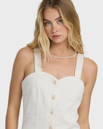 Misshape Denim Romper