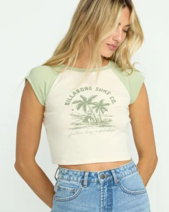 Paradise kortärmad raglan-T-shirt