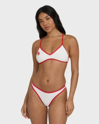 Picnic V Cross-Back Bralette Bikini Top