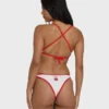 Picnic V Cross-Back Bralette Bikini Top Picnic V Cross-Back Bralette Bikini Top