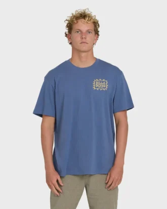 Ripple Premium kortärmad T-shirt i bomull med tryck