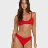 Rising Tide Ruched V Bralette Bikini Top Rising Tide Ruched V Bralette Bikini Top