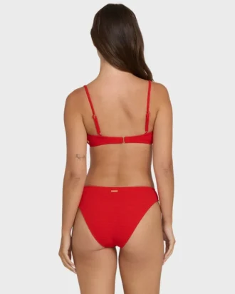 Rising Tide Ruched V Bralette Bikini Top