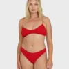 Rising Tide Ruched V Bralette Bikini Top Rising Tide Ruched V Bralette Bikini Top