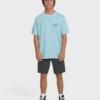 Runner Wave Washed Premium kortärmad bomulls-Shorts