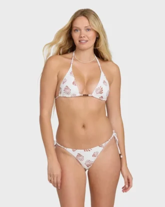 Sandy Shells Tanga-bikinitrosor med knytband på sidorna