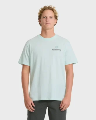 Single Fin Premium kortärmad stickad T-shirt i Shorts-stil