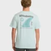 Single Fin Premium kortärmad stickad T-shirt i Shorts-stil Single Fin Premium kortärmad stickad T-shirt i Shorts-stil