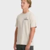 Single Fin Premium kortärmad stickad T-shirt i Shorts-stil Single Fin Premium kortärmad stickad T-shirt i Shorts-stil
