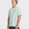 Single Fin Premium kortärmad stickad T-shirt i Shorts-stil Single Fin Premium kortärmad stickad T-shirt i Shorts-stil