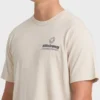 Single Fin Premium kortärmad stickad T-shirt i Shorts-stil Single Fin Premium kortärmad stickad T-shirt i Shorts-stil
