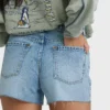Sling Denim Shorts