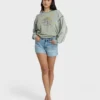 Sling Denim Shorts