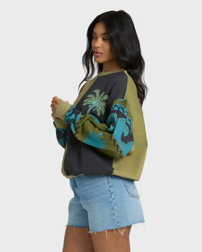 Split Palm Kendal Crewneck Sweatshirt Split Palm Kendal Crewneck Sweatshirt