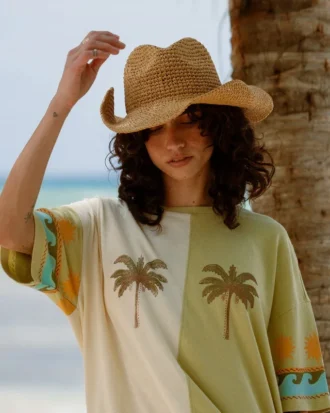 Split Palm kortärmad T-shirt