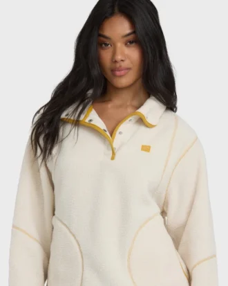 Streamer Half Snap Sherpa Fleece Pullover