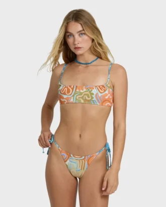 Surf Maya-bikinitrosor med knytband på sidorna