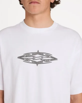 Tribal Diamonds kortärmad stickad T-shirt