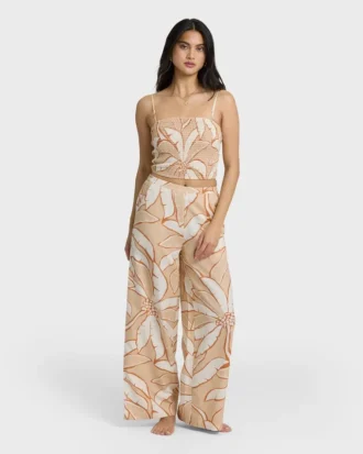Tropic Breeze-byxor med elastisk midja