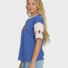 Tropics Co Ringer shorts stickad T-shirt