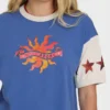 Tropics Co Ringer shorts stickad T-shirt