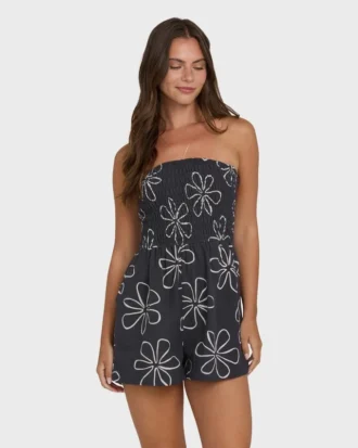 Vacay All Day-romper med tryck Vacay All Day-romper med tryck