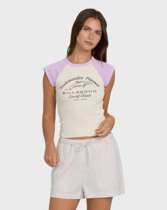 Wanderer Lilac Stripe Woven Shorts Wanderer Lilac Stripe Woven Shorts