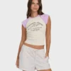 Wanderer Lilac Stripe Woven Shorts Wanderer Lilac Stripe Woven Shorts