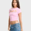 Wonderful Garden kortärmad stickad T-shirt